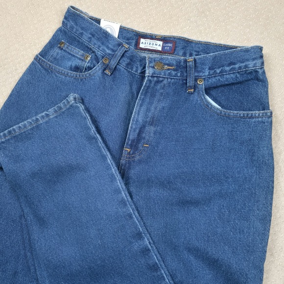 Medium blue denim straight-leg jean | Icône | Regular Waist